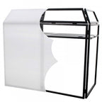 Folding DJ Booth Deck Console Stand Inc Scrims & Case