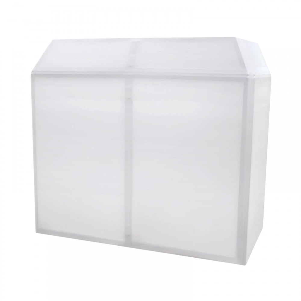 DS-40 DJ Booth Deck Console Stand Inc White Black Scrims and Case