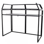 DS-40 DJ Booth Deck Console Stand Inc White Black Scrims and Case