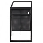 Folding DJ Booth Deck Console Stand Inc Scrims & Case
