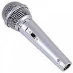 Dynamic Vocal Microphone Silver Karaoke PA DJ