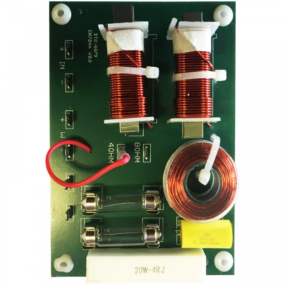 2-Way Speaker Passive Crossovers 200w 2kHz 4/8 Ohms