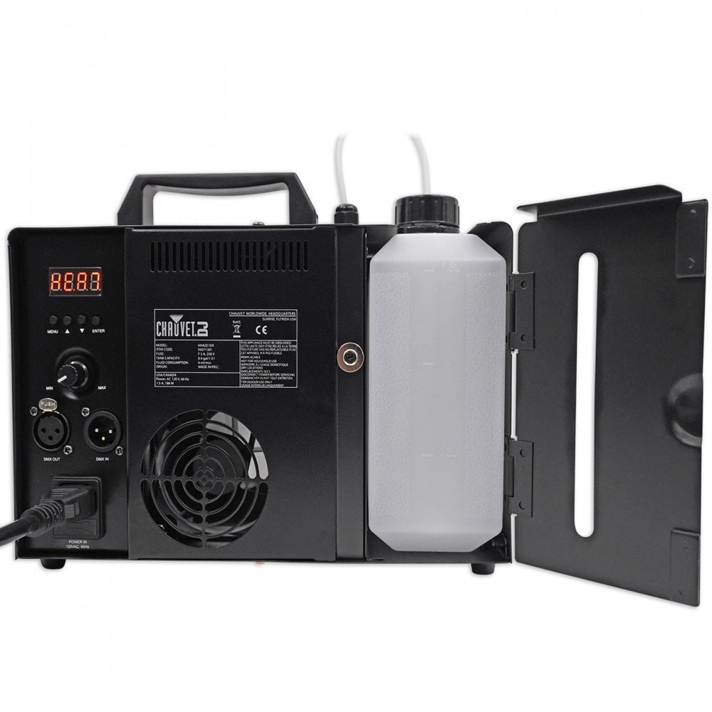 DJ Hurricane Haze 1DX DMX Stage 800cfm Haze Machine