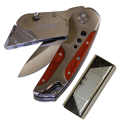 2 in 1 Heavy Duty Tradesman Knife with Spare Blades
