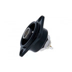 Isolated BNC Chassis Connector, Solder Version in Black D-Shape Housing