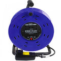 50m 4 UK Mains Socket 13A Open Cable Reel With RCD