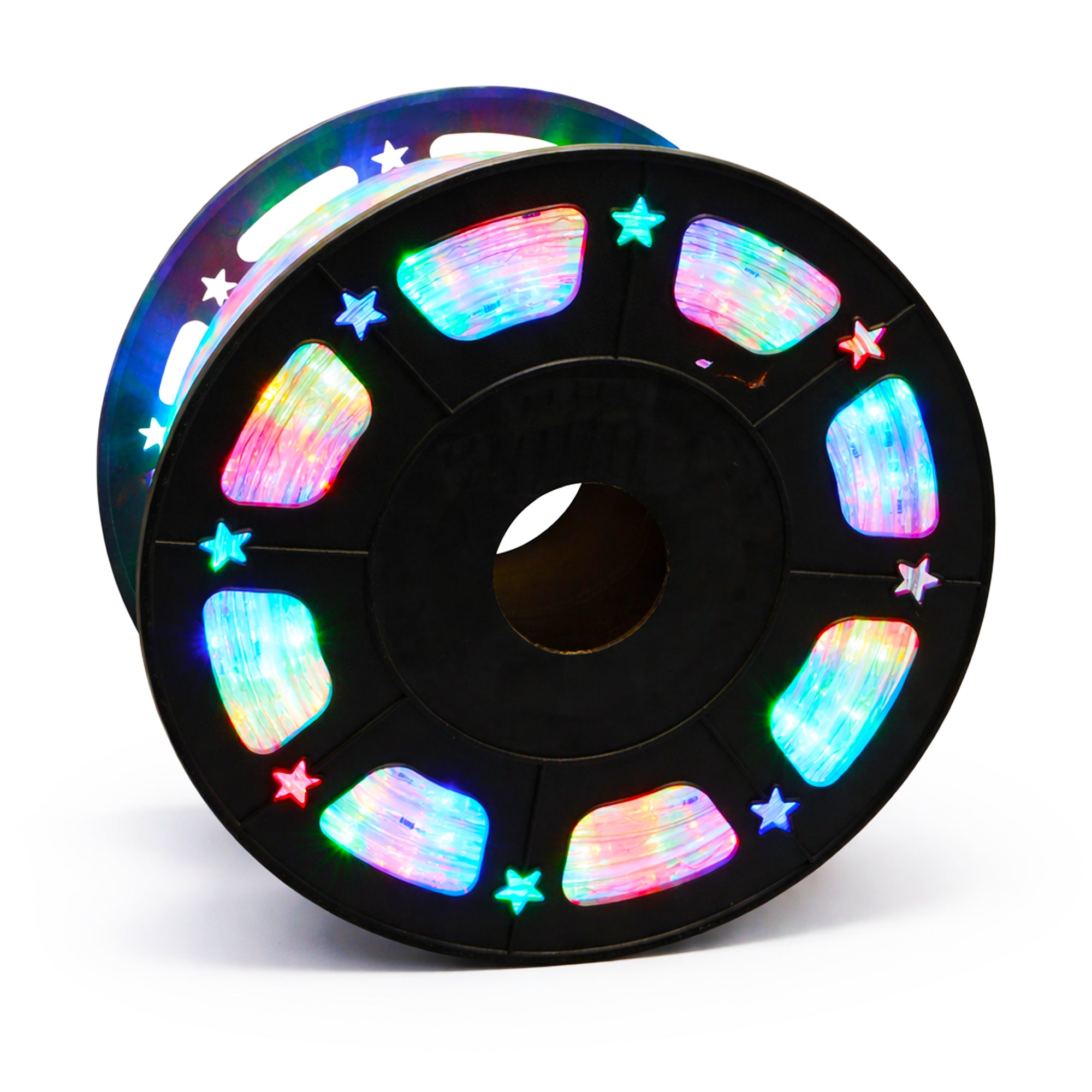 Multi-Coloured Rope Light 50m Indoor Outdoor with 8 Pattern Controller