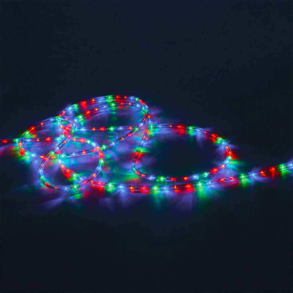 Multi-Coloured Rope Light 50m Indoor Outdoor with 8 Pattern Controller