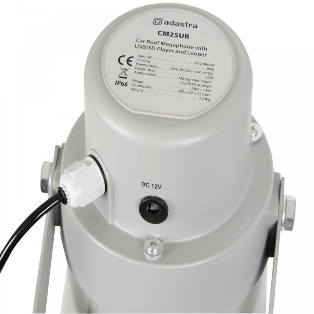 Car Roof Mountable Horn Speaker 25w with BT Public Address