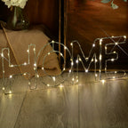 Warm White LED Wire Frame Lights - HOME