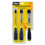 3pc Drop Forged Wood Chisel Set