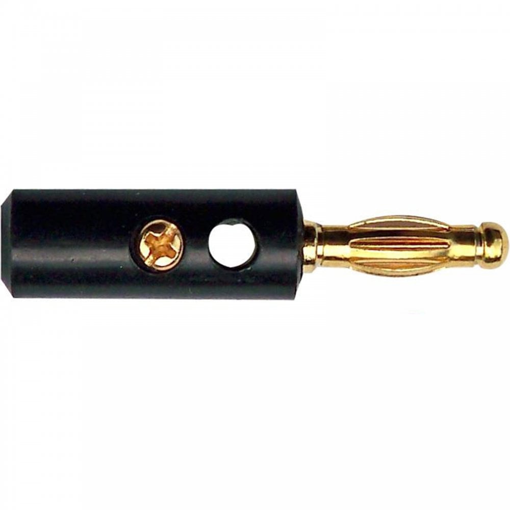 4mm Red & Black Banana Plug with Hard Plastic Cover & Screw Terminals