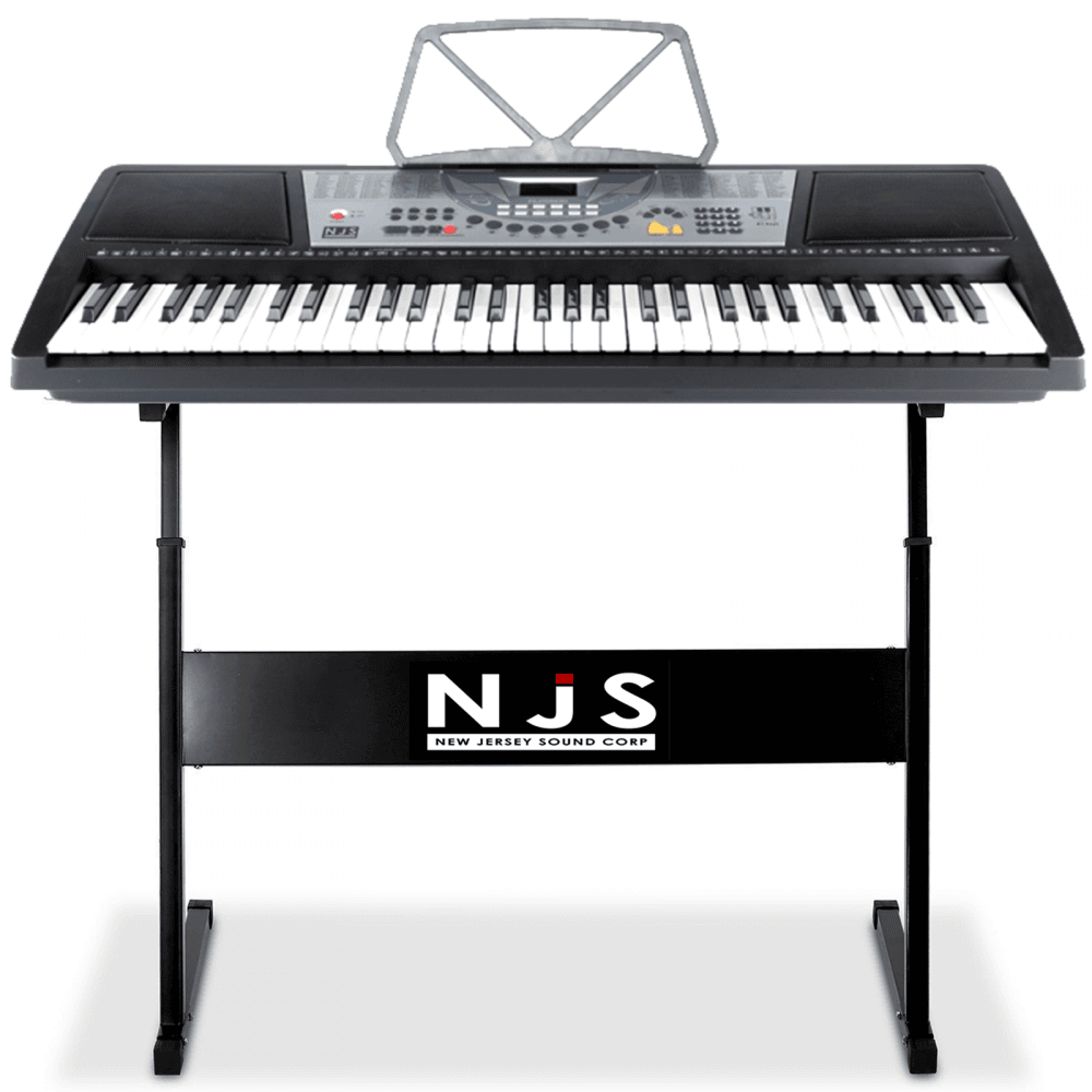 61 Key Full Size Digital Electronic Keyboard Kit Inc Stand & Headphones