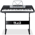 61 Key Full Size Digital Electronic Keyboard Kit Inc Stand & Headphones
