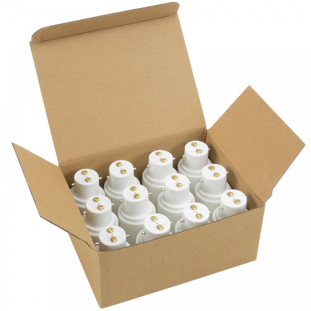 Box of 12 Lamp Socket Converters Bayonet to Screw