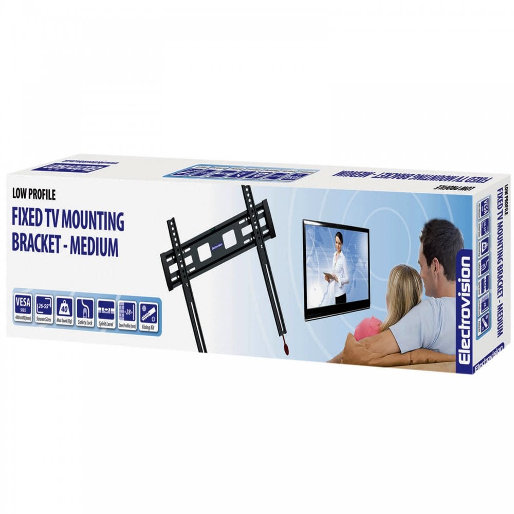 Low Profile Fixed TV Mounting Bracket 26-55 inch