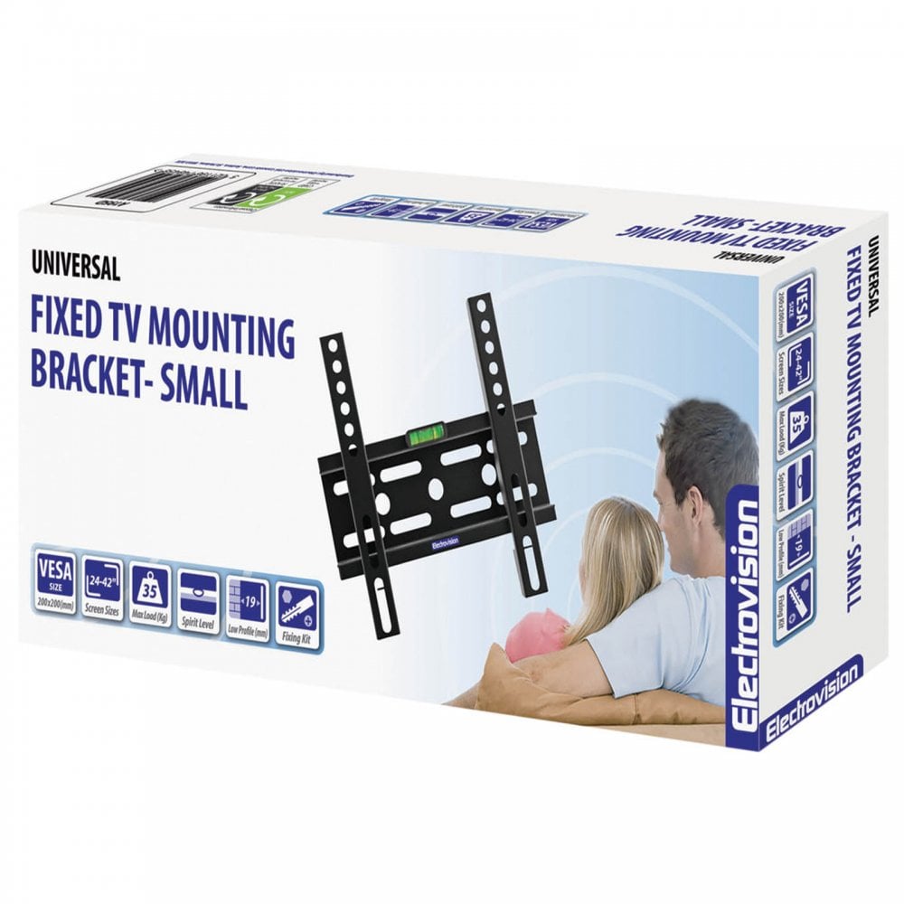 Low Profile Fixed TV Mounting Bracket 24-42 Inch