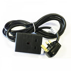 1 Gang Extension Leads in 2M, 3M, 5M, 10M & 15M In Black