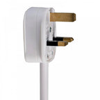 6 Gang Extension Leads in 1M, 2M, 3M, 5M & 10M In White