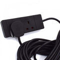 2 Gang Extension Leads in 2M, 3M, 5M, 10M & 15M In Black