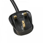 4 Gang Extension Leads in 1M, 2M, 3M, 5M, 10M & 15M In Black