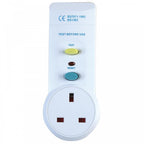 UK Mains RCD Adaptor 13A Plug-In