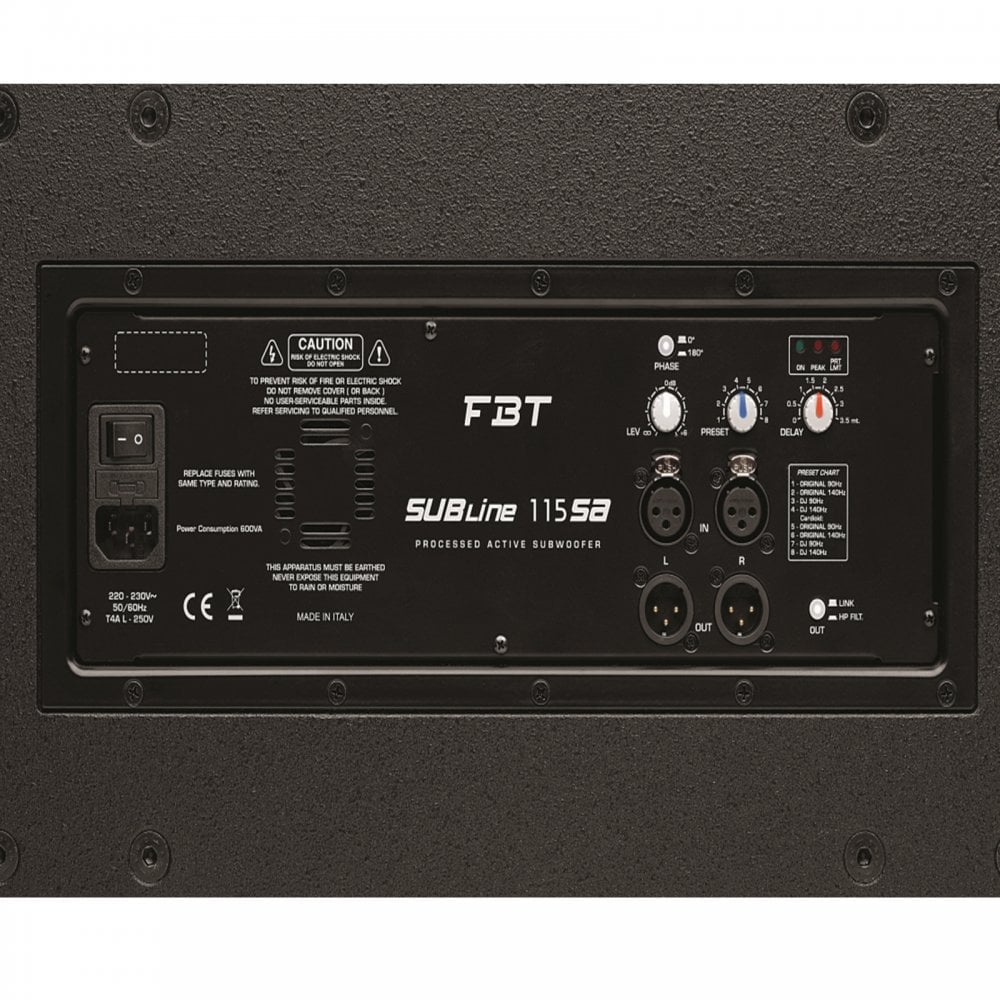 Subline 115SA Bass-Reflex Speaker