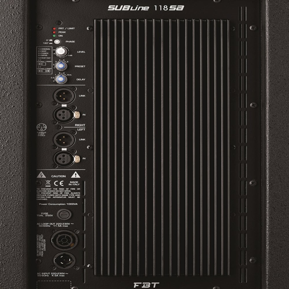 Subline 118SA Bass-Reflex Speaker