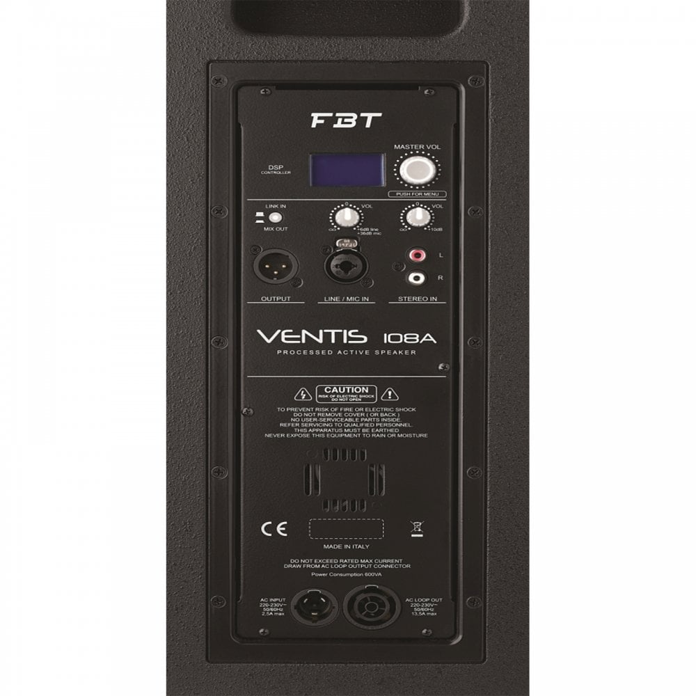 Ventis 108A 2-Way Bi-Amplified Active Speaker