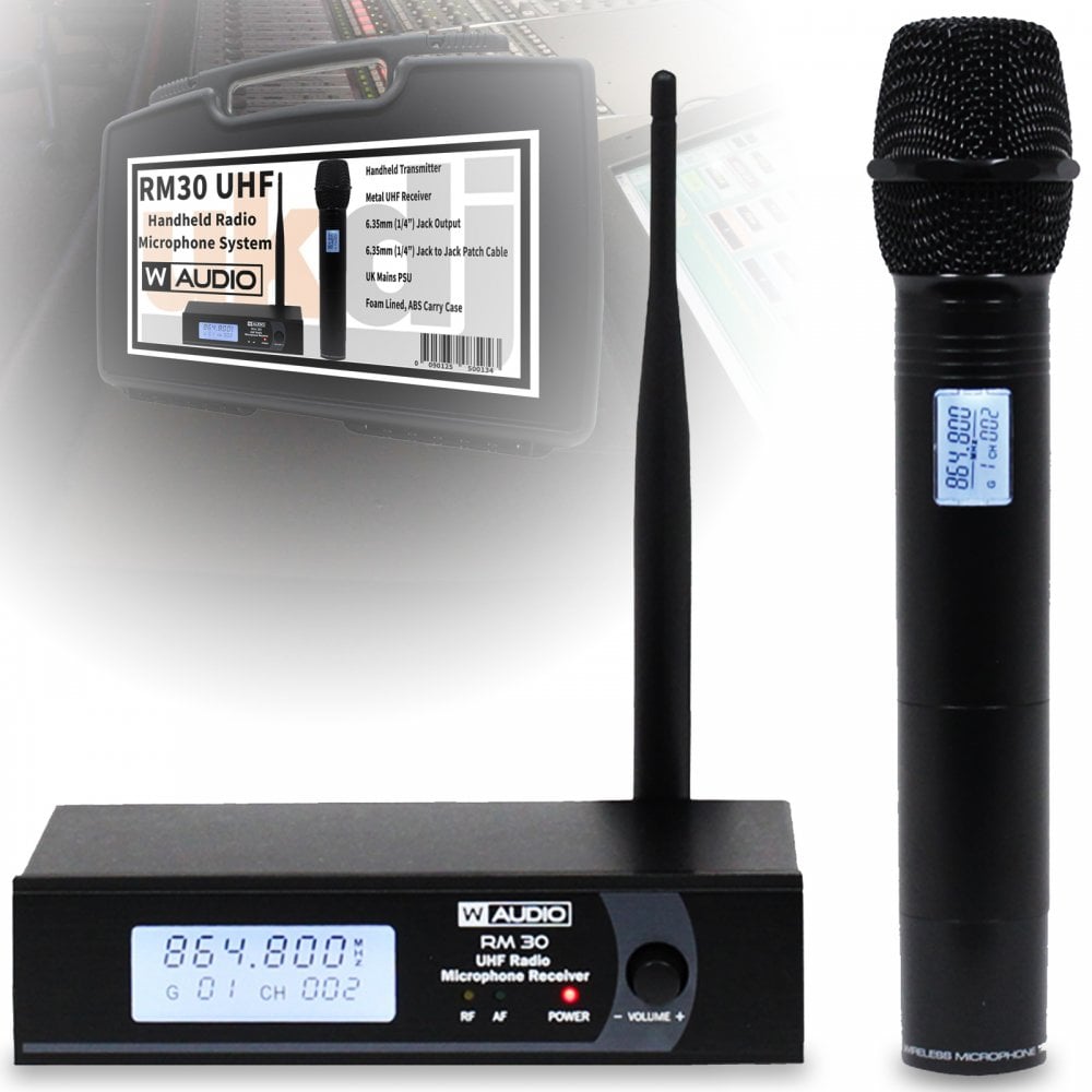 UHF Wireless Radio Microphone System Handheld (864.8Mhz)