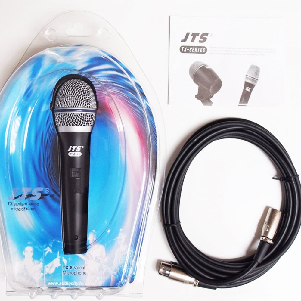 TX-8 Dynamic Vocal Microphone Performer PA DJ