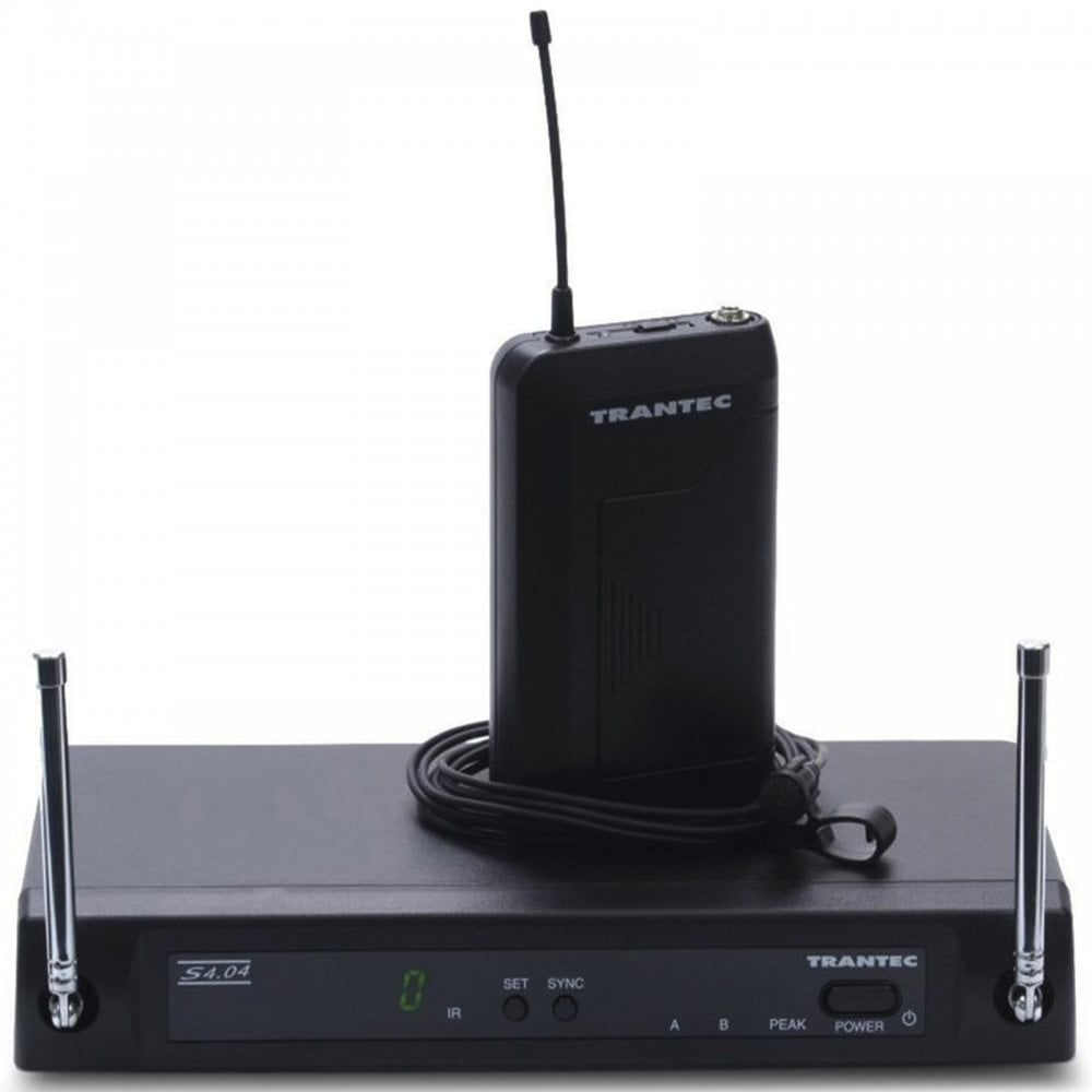 S4.04L UHF Lapel Tie Clip Wireless Radio Microphone System
