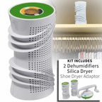 Twin Pack Reusable Silica Dehumidification Kit