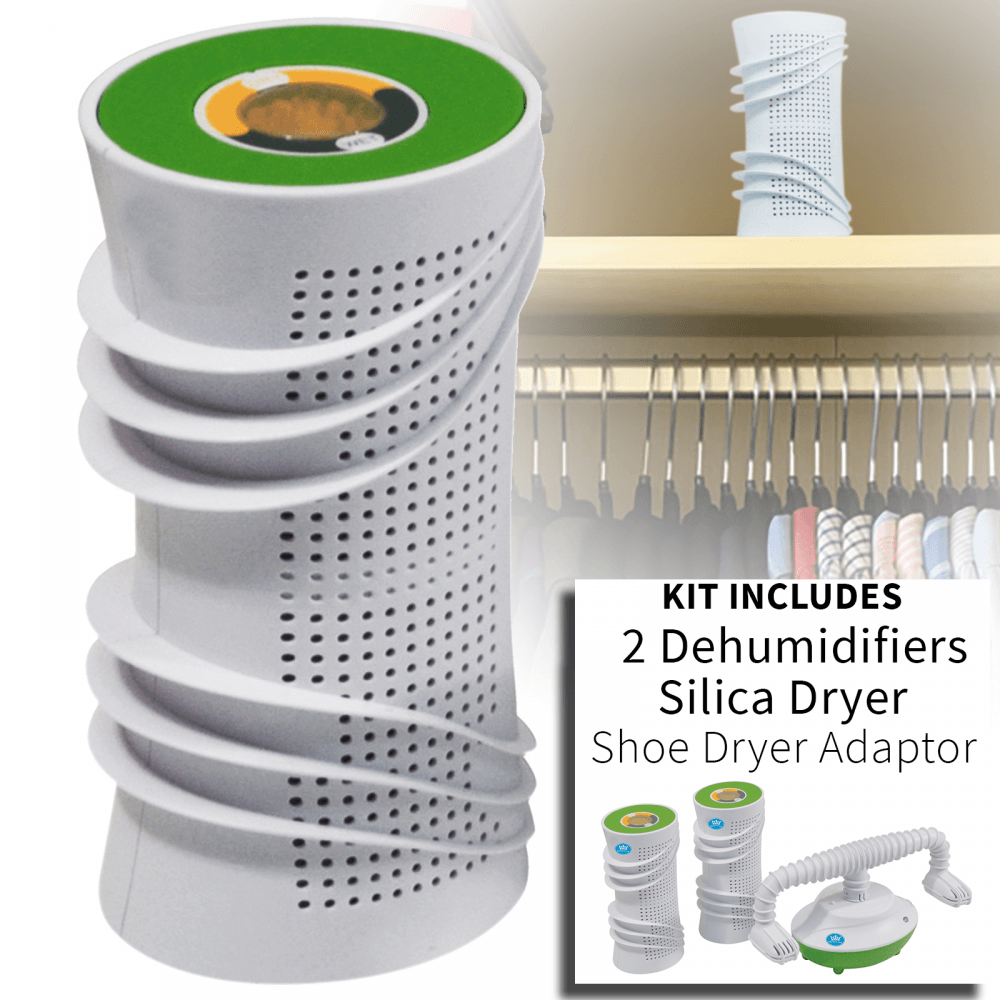Twin Pack Reusable Silica Dehumidification Kit