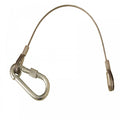 Catenary Safety Wire 25cm 250mm x 3mm Diameter inc Shackle