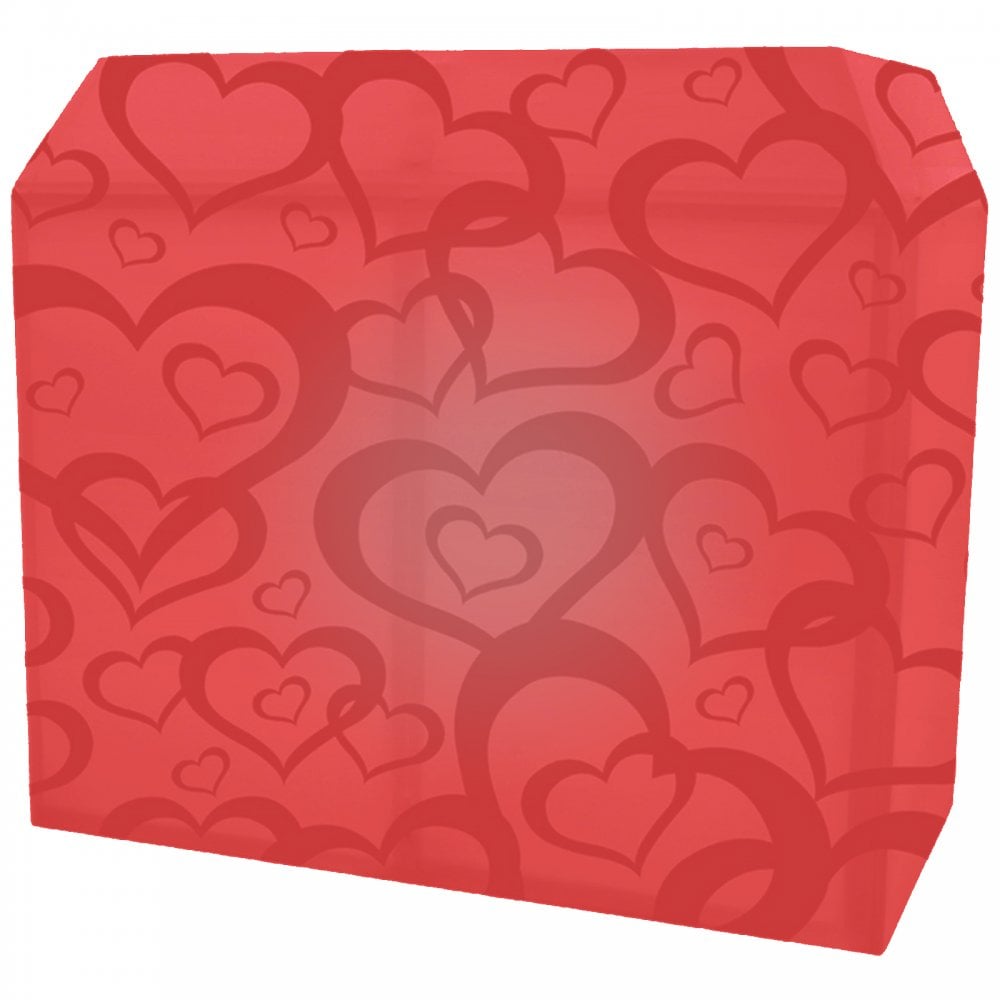 DJ Booth Graphic Style Heart Design Lycra