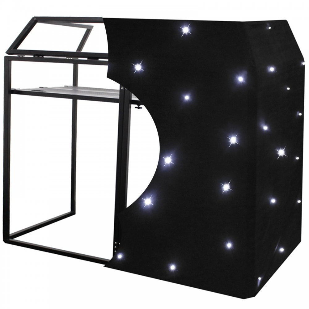 DJ Booth Cool White LED Starcloth System