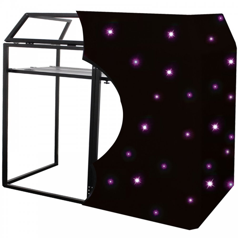 DJ Booth Quad Colour LED Starcloth System