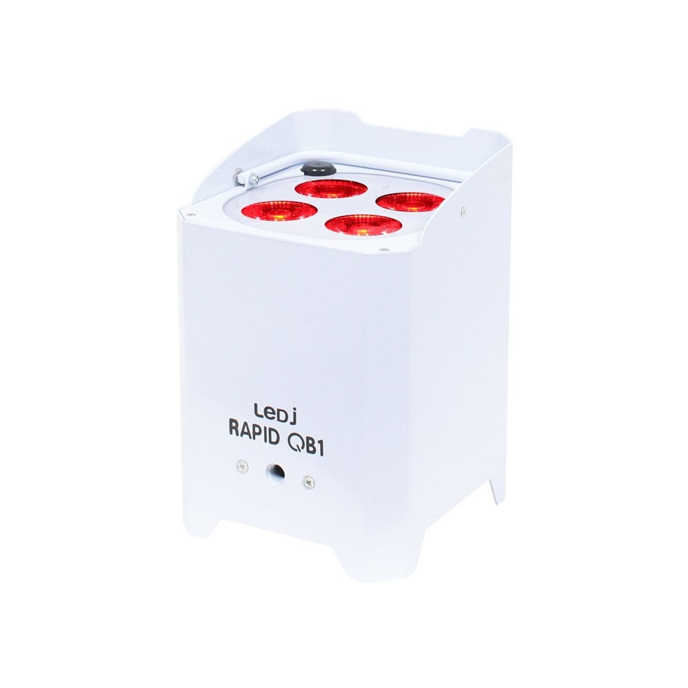 White Rapid QB1 HEX Colour Battery Uplighter