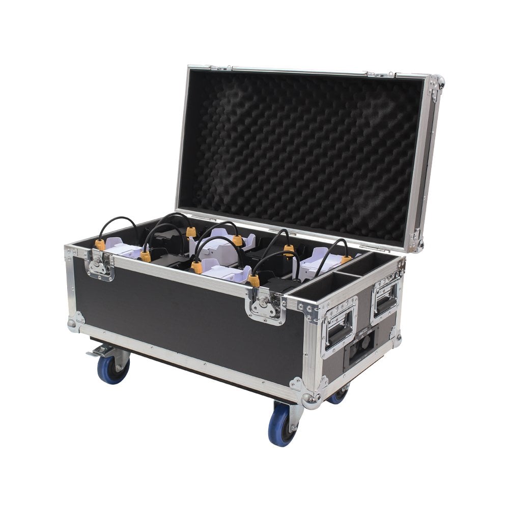 Rapid QB1 IP Uplighter Charging Flight Case