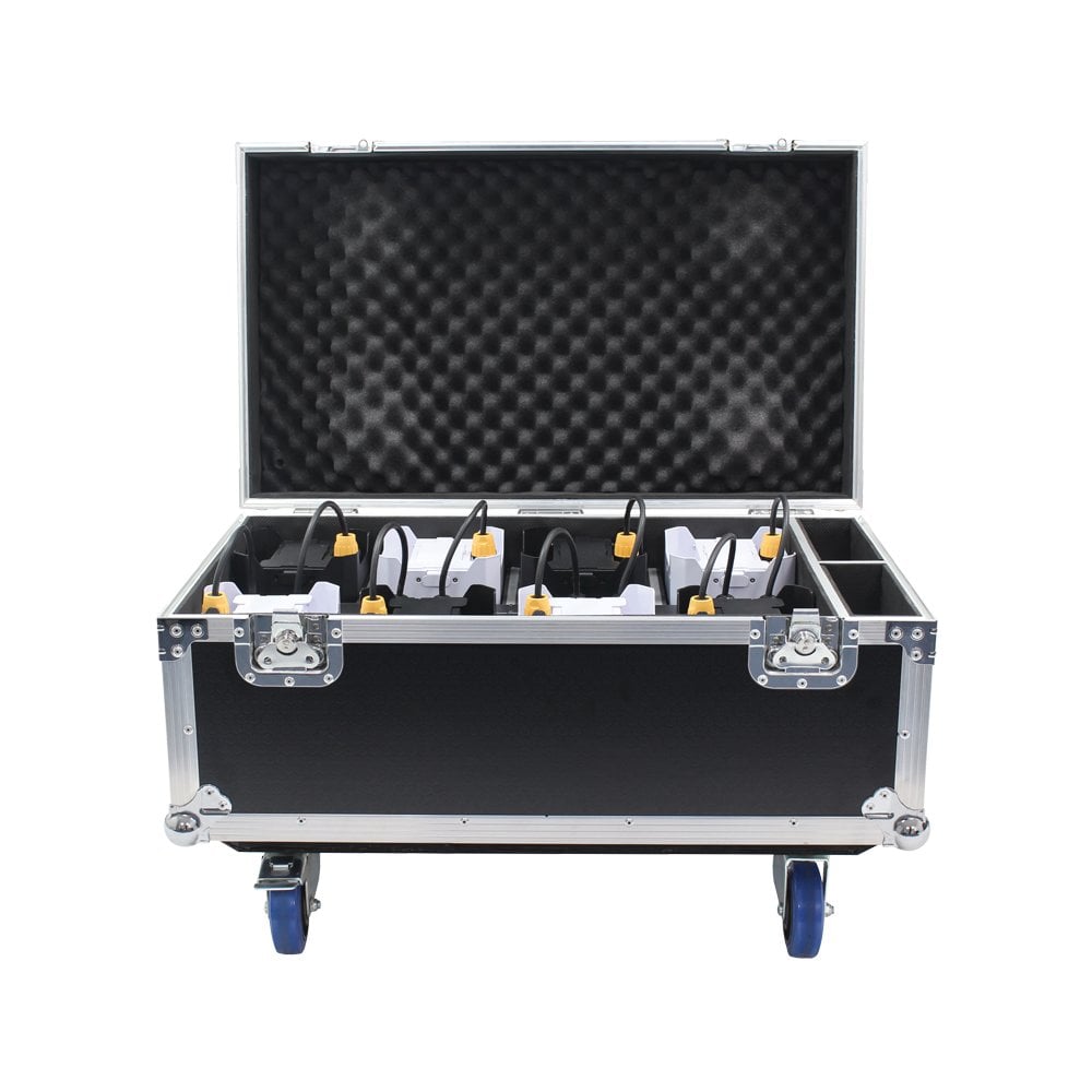 Rapid QB1 IP Uplighter Charging Flight Case