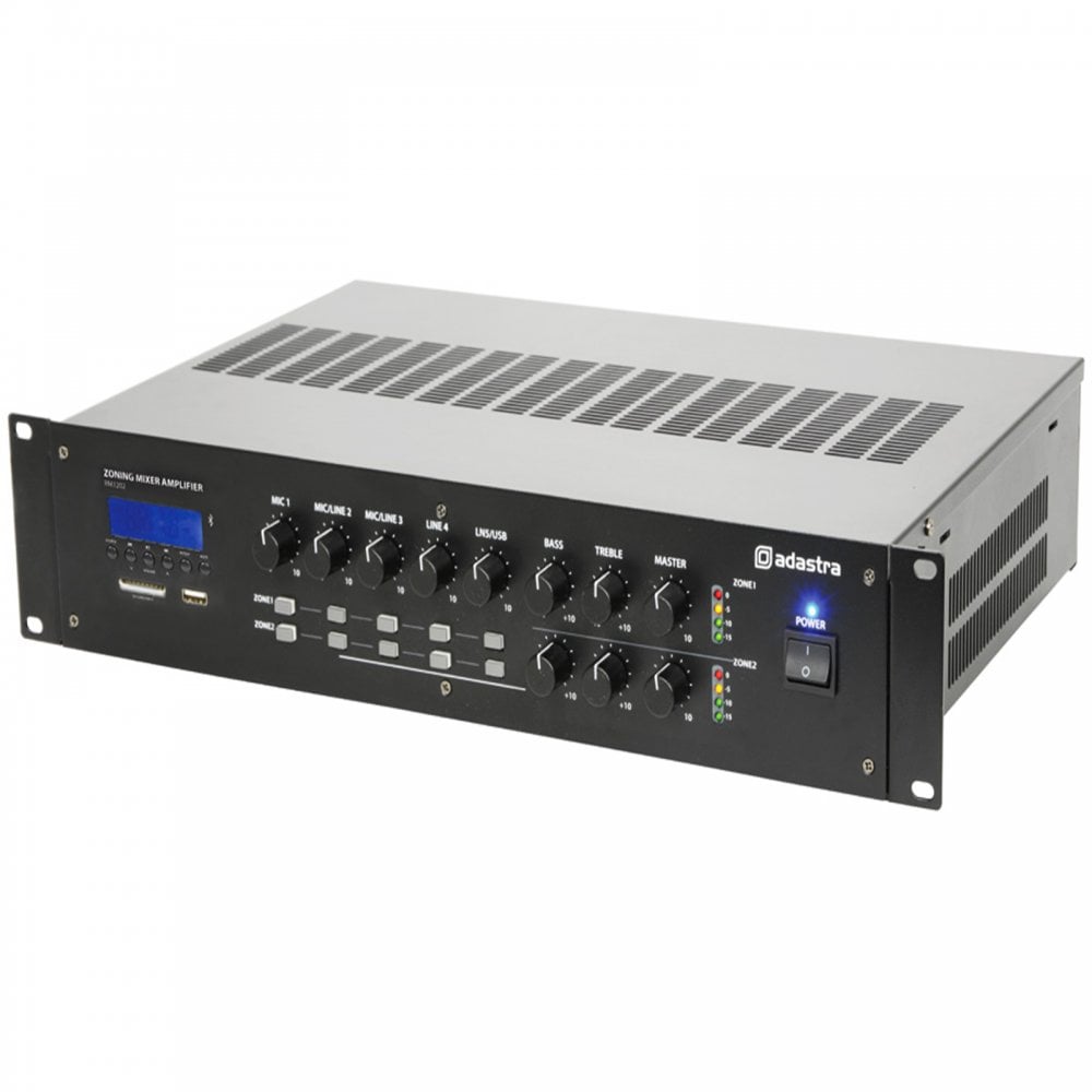 2 Zone 100v Line 120w Per Area Mixer Amplifier