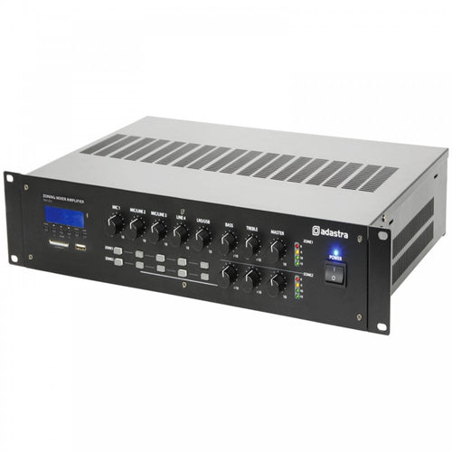 2 Zone 100v Line 120w Per Area Mixer Amplifier