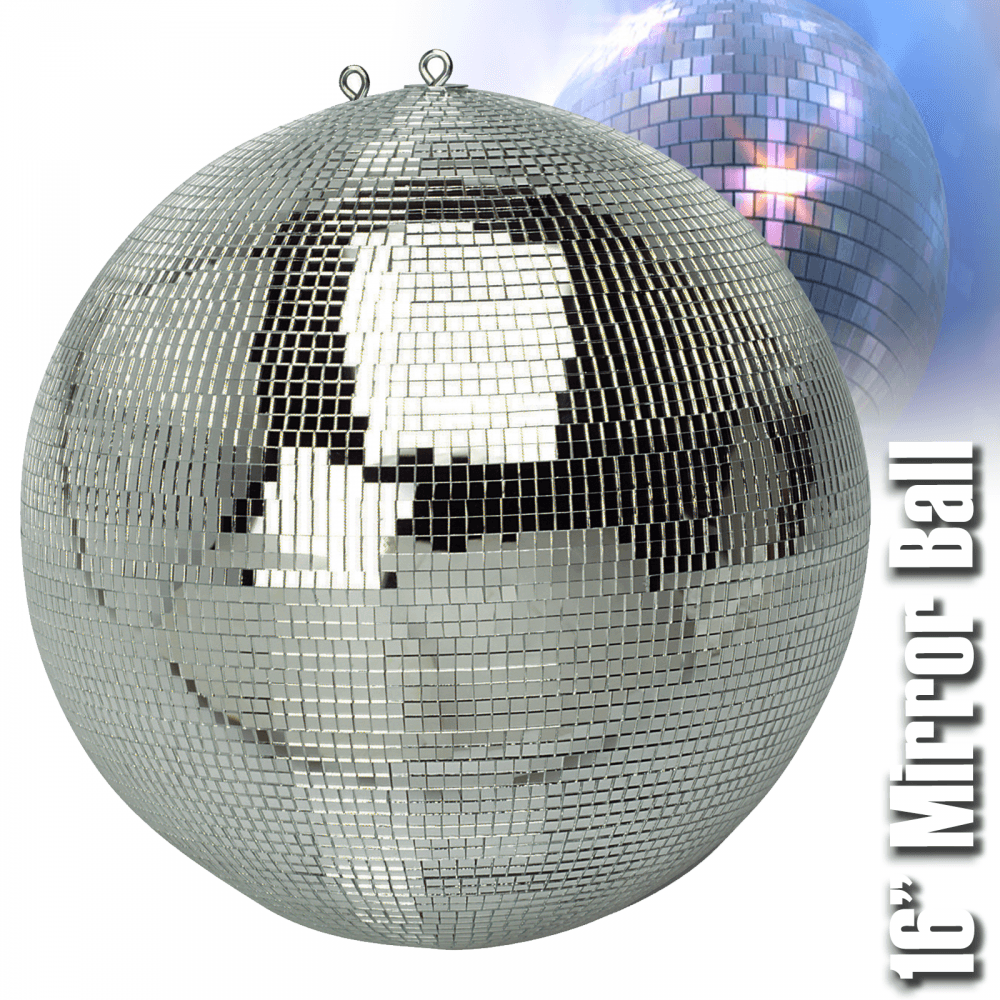 Silver Mirror Ball Decor Lighting 400mm 16"