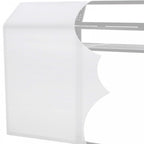 DJ Booth Replacement White Lycra Scrim Cloth