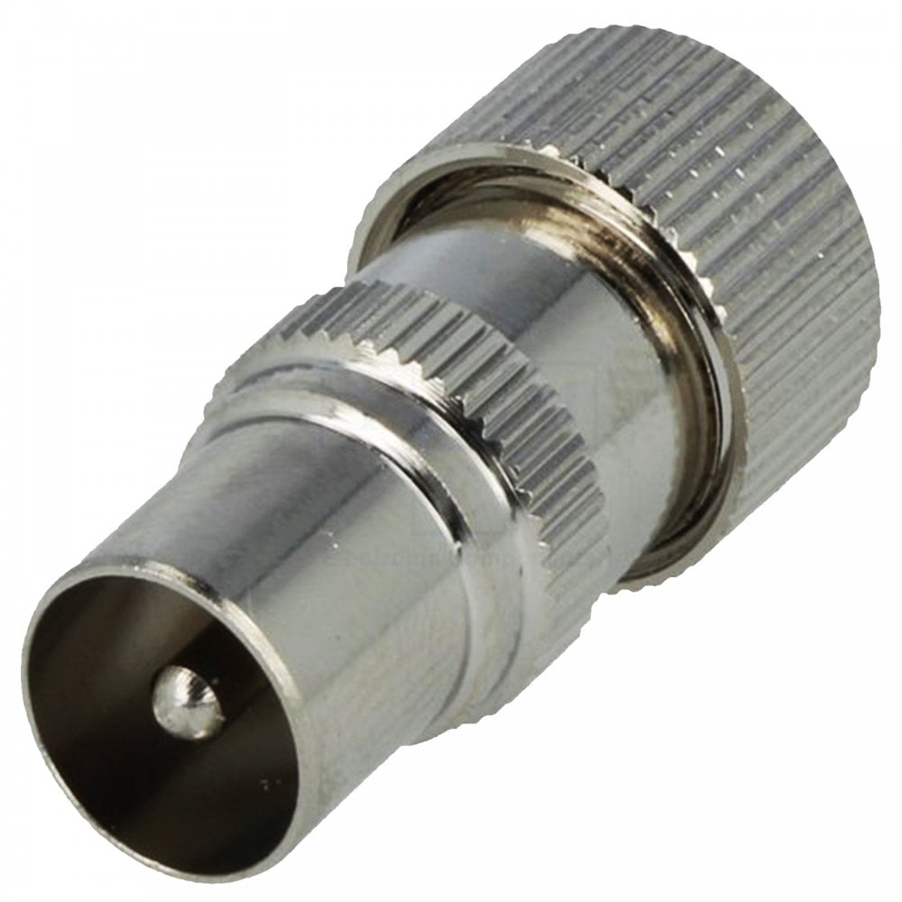 5pc Male Coaxial Plug TV RF Self Crimping Coax Plug
