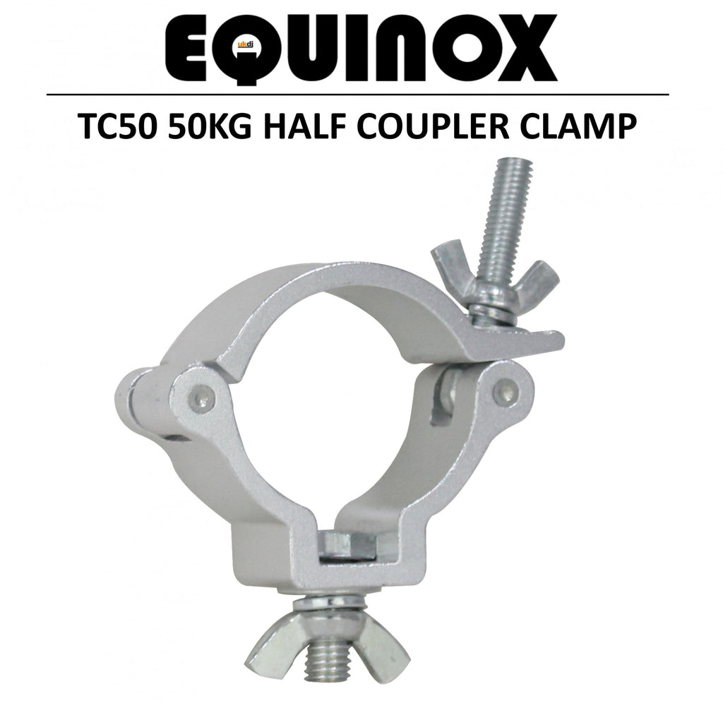2" Silver Aluminium Truss Half Coupler Light Clamp