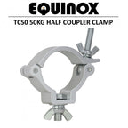 2" Silver Aluminium Truss Half Coupler Light Clamp