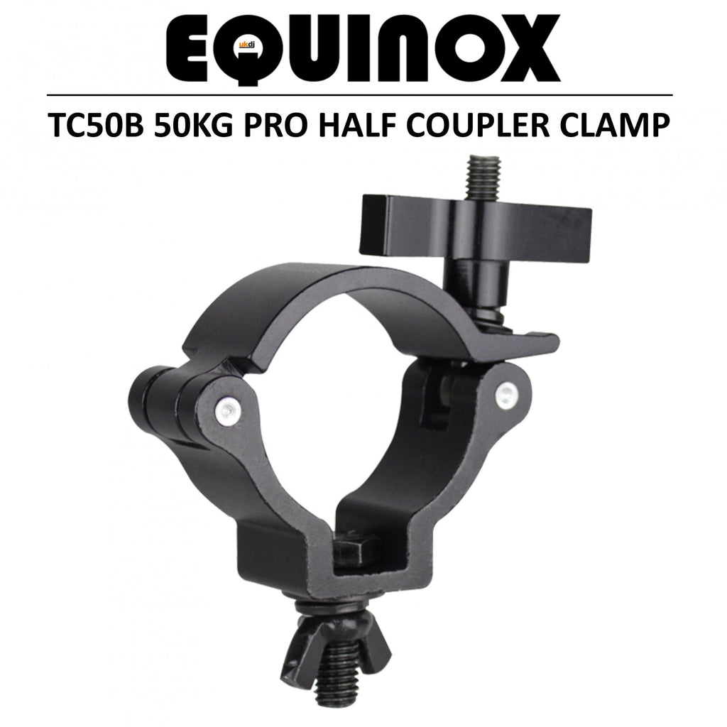 Pro 2" Black Truss Half Coupler Light Clamp