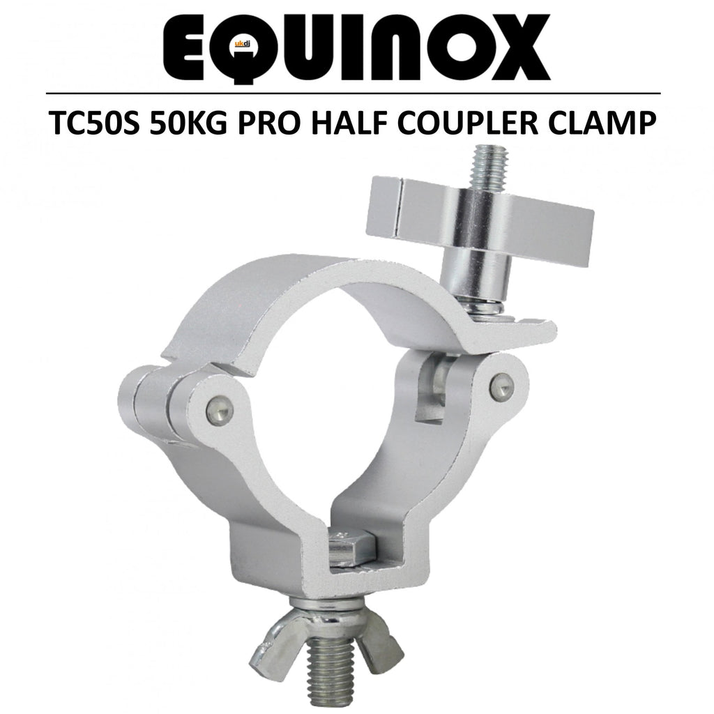 Pro 2" Silver Truss Half Coupler Light Clamp
